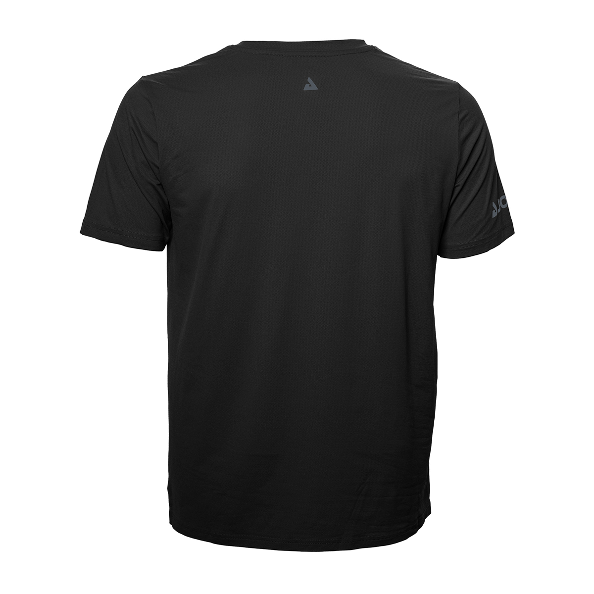 Product image showing the back of the JOOLA Ben Johns React T-shirt, in Blue Graphite with dark gray JOOLA logo centered below the neckline Blue Graphite