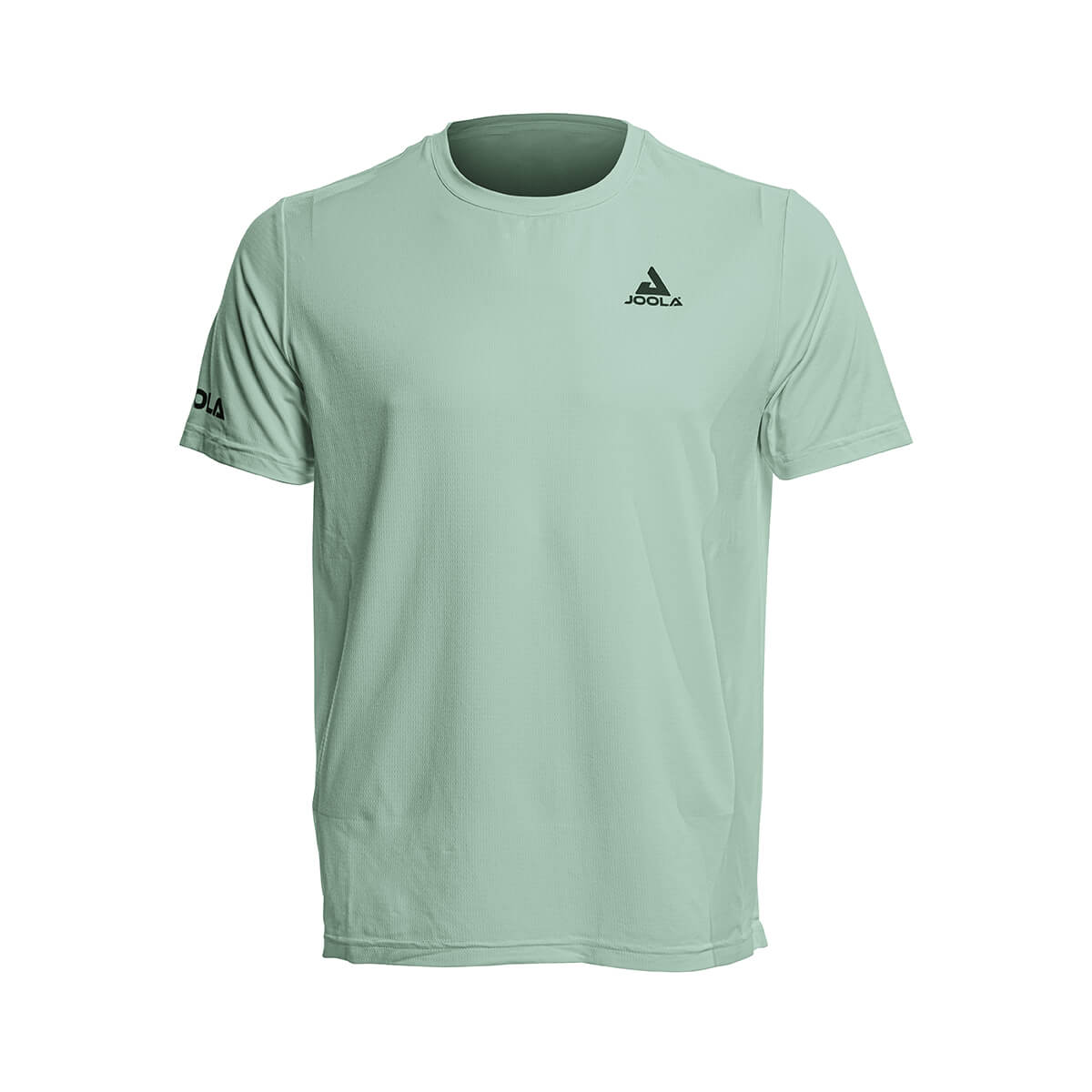 White Background Image: JOOLA Ben Johns React T-Shirt in Dusty Aqua(front) Dusty Aqua