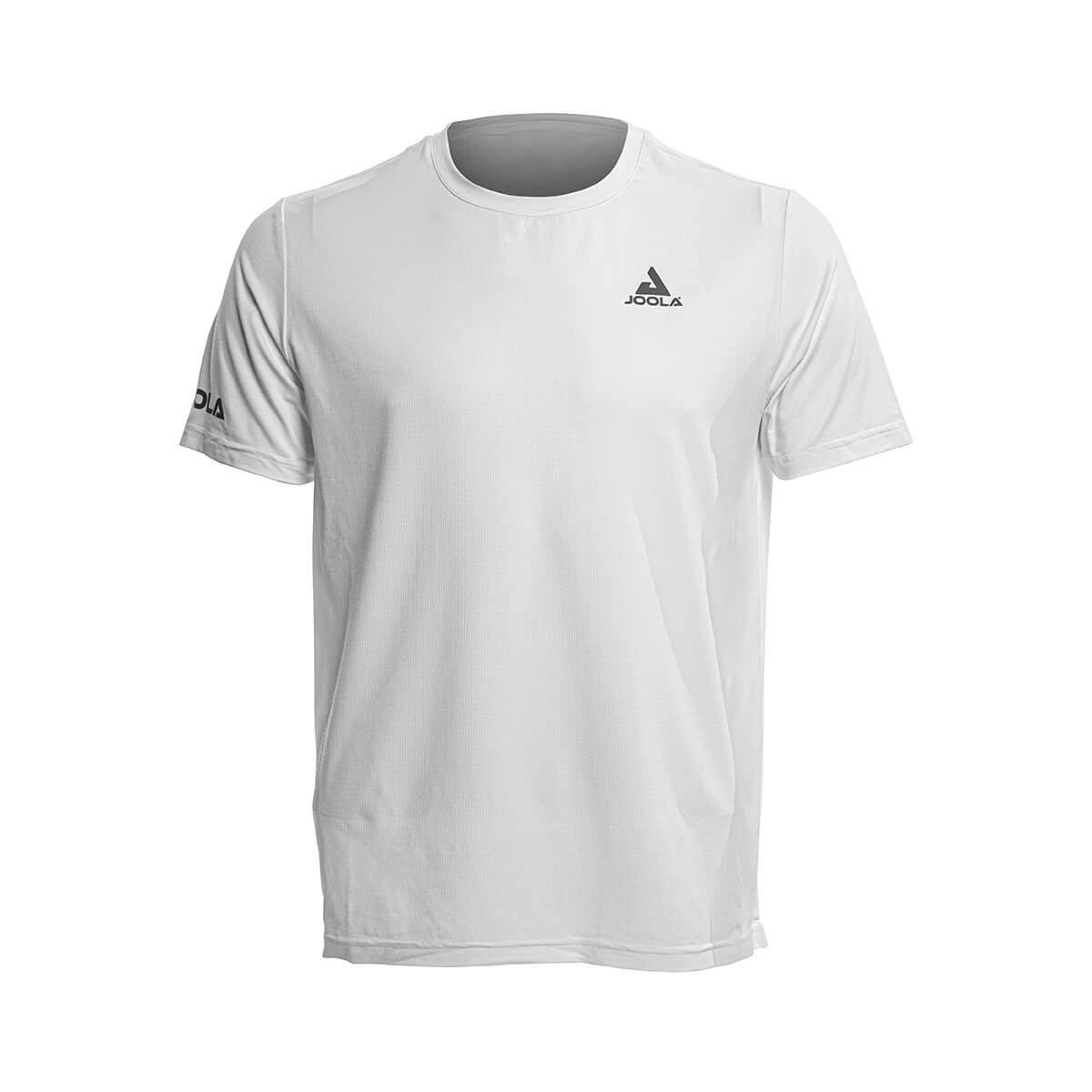 White Background Image: JOOLA Ben Johns React T-Shirt in White (front) White