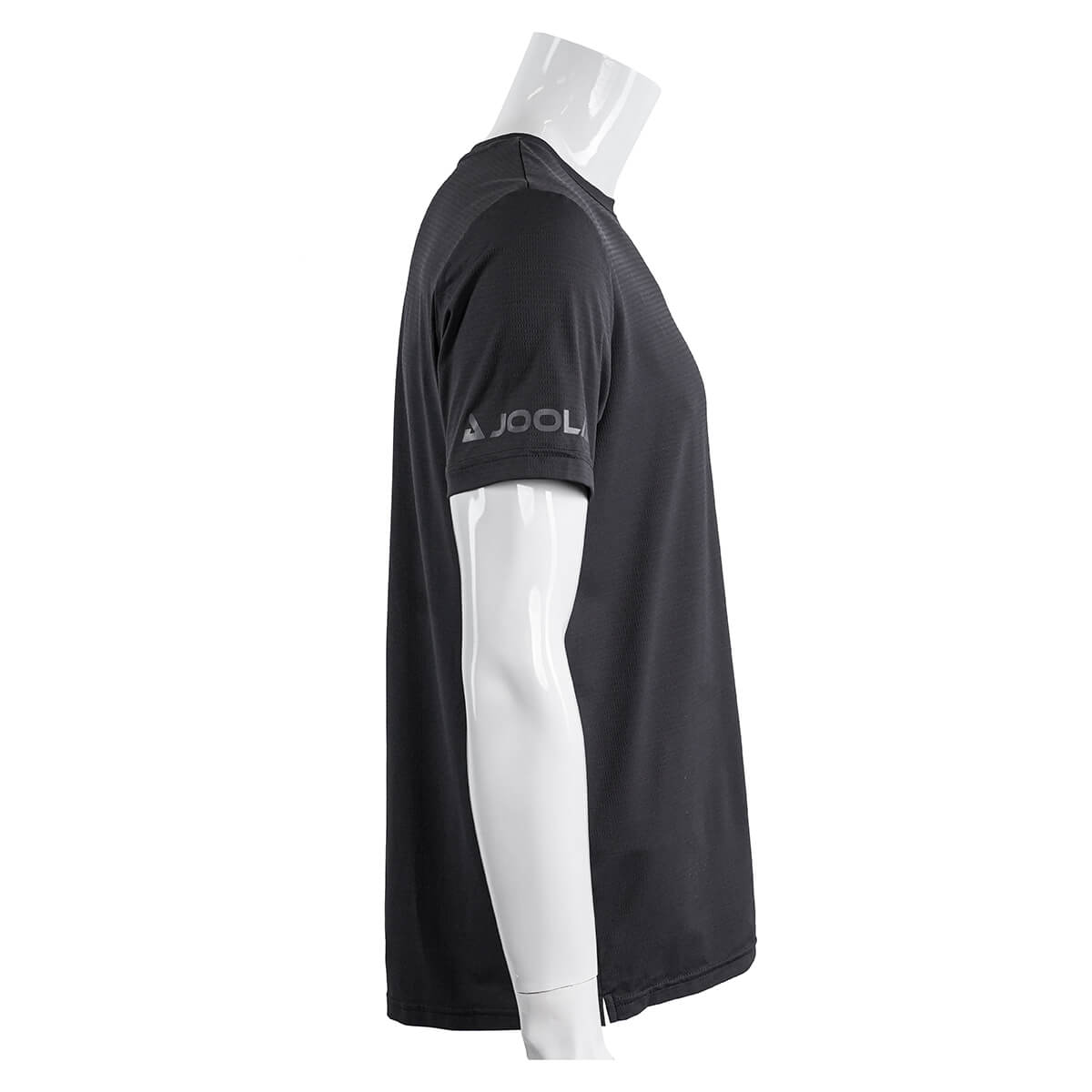 Product image of the JOOLA Ben Johns React T-shirt, in Blue Graphite, on a headless mannequin facing right Blue Graphite