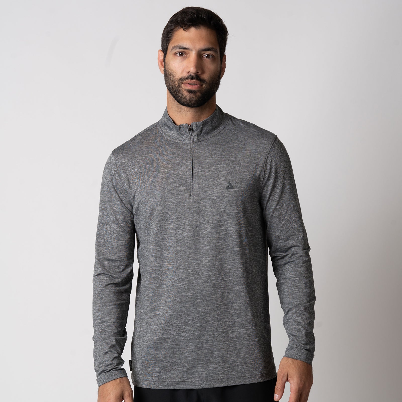 メンズ クォーター ジップ プルオーバー