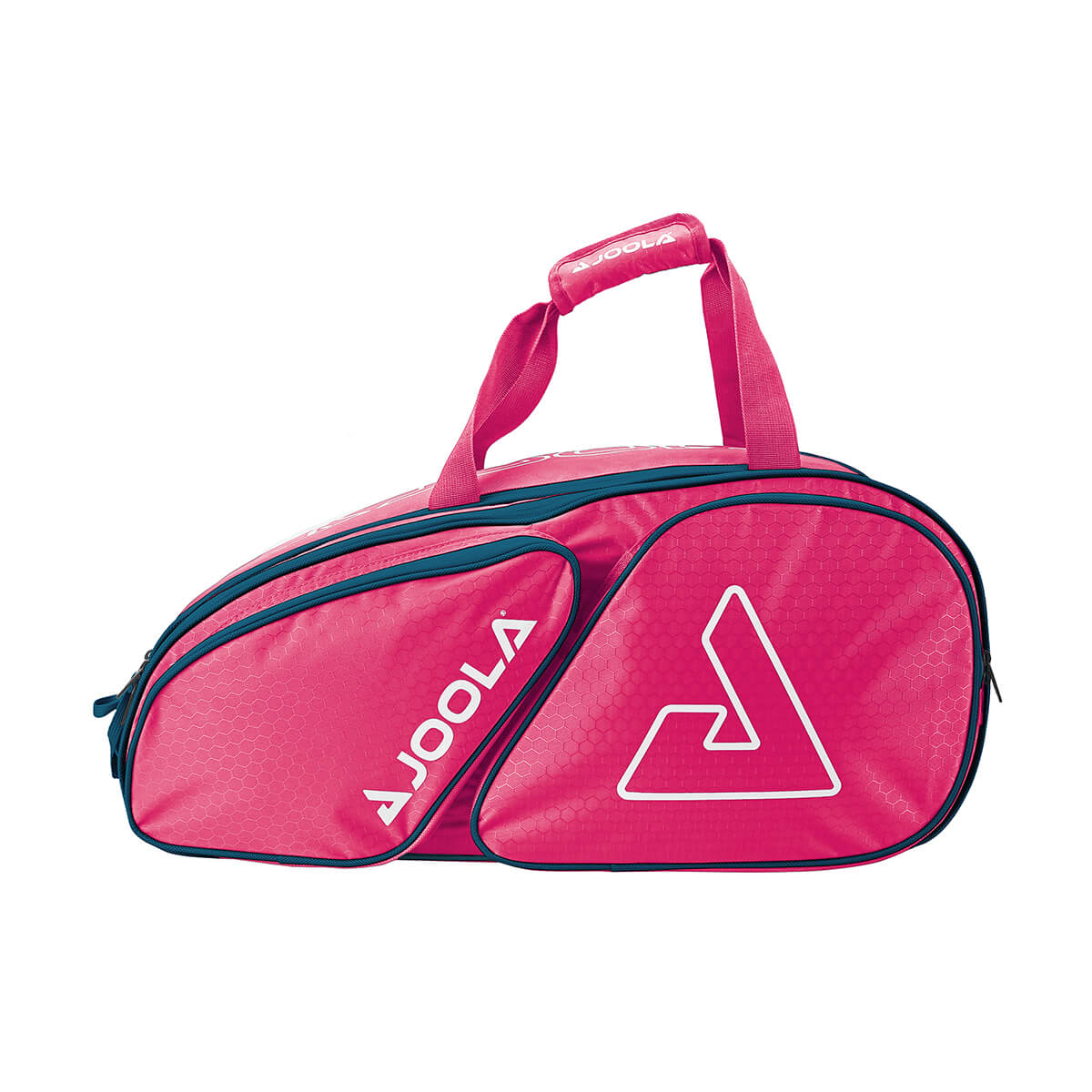 Product photo of the JOOLA Tour Elite Pickleball Duffle in Hot Pink & Blue Hot Pink/Blue