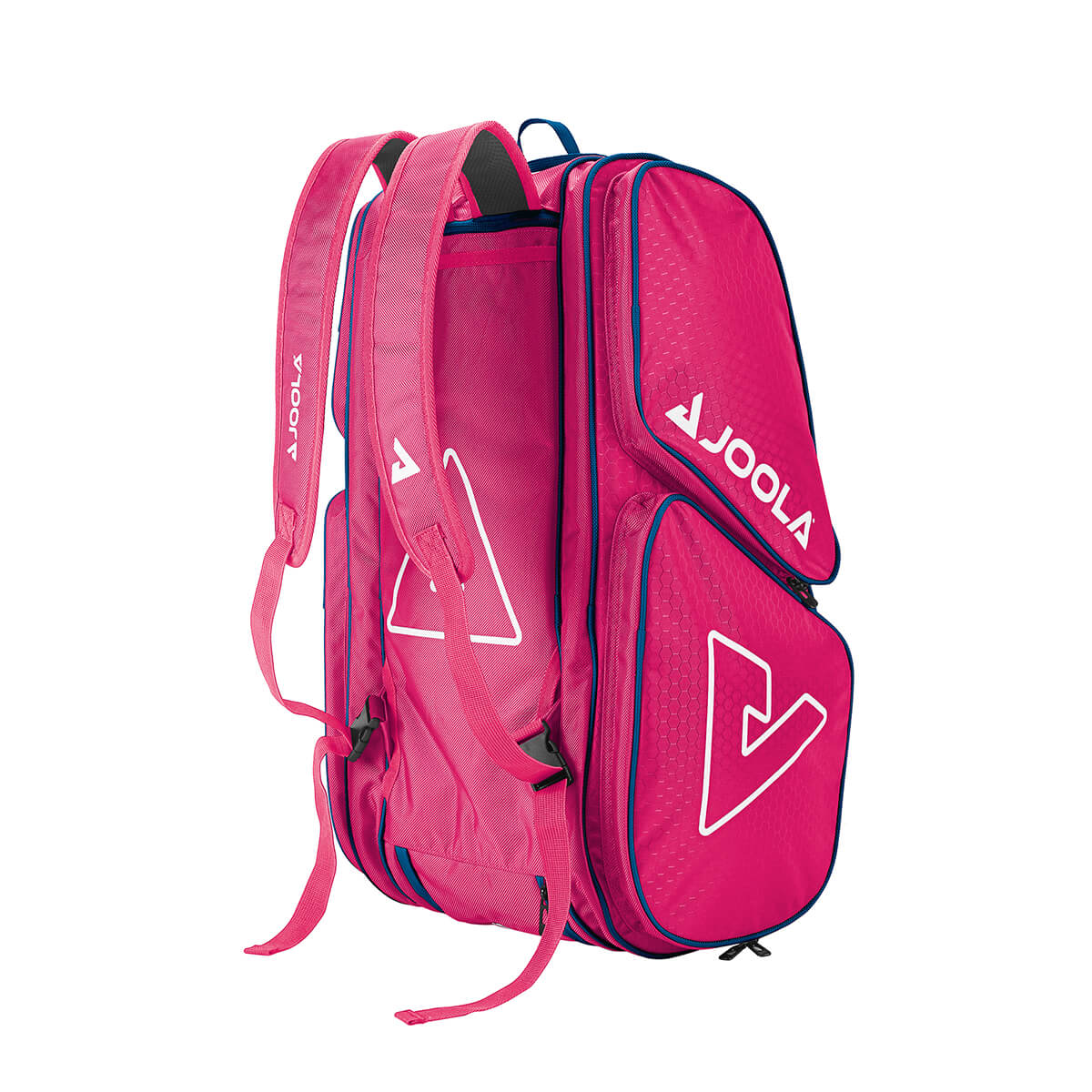 Product photo of the JOOLA Tour Elite Pickleball Duffle in Hot Pink & Blue Hot Pink/Blue