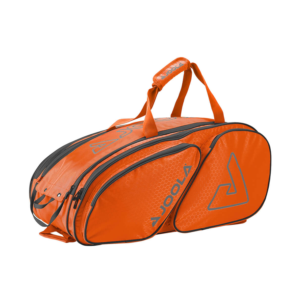 Product photo of the JOOLA Tour Elite Pickleball Duffle in Orange & Gray Orange/Gray